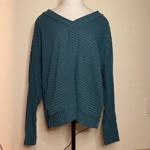 Hunter Green slouchy top